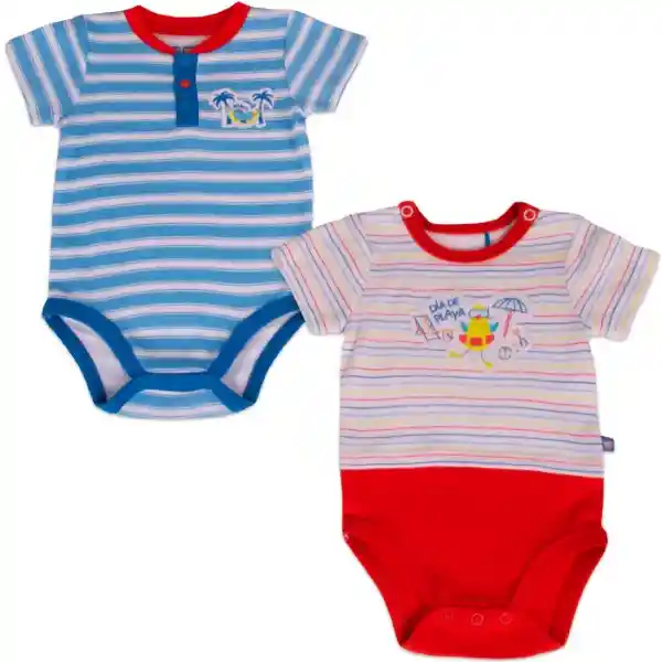 Set Body Bebé Niño Estampado Pollito 1 M Pvy218-23Sur Pillín