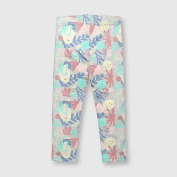 Pata Estampada de Bebé Niña Perla Melange Talla 9/12M Colloky