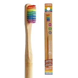 Bio Brush Cepillo de Dientes Bambú Suave Arco Iris