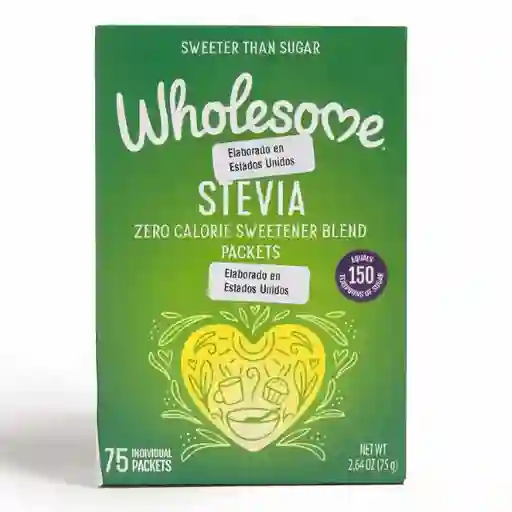 Endulzante Stevia Sachet Wholesome Jumbo Impo