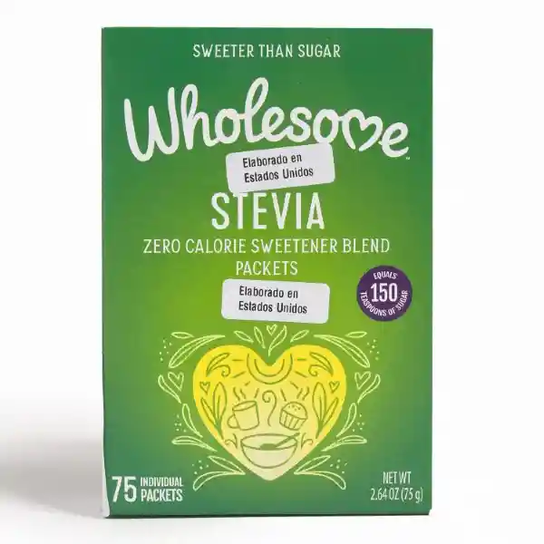 Endulzante Stevia Sachet Wholesome Jumbo Impo