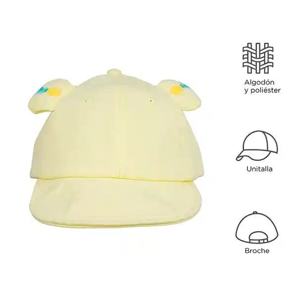 Miniso Gorra de Baseball Para Niños de Ala Suave Passion Island