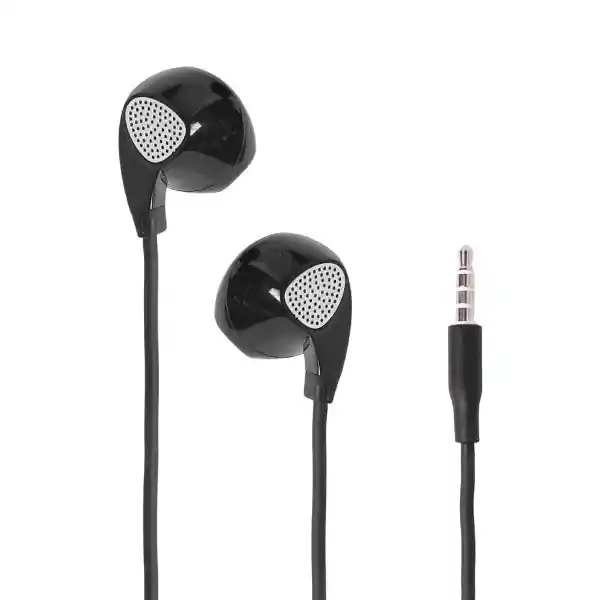 Miniso Audífonos de Cable Clásico Negro