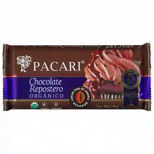 Pacari Chocolate Repostero Orgánico