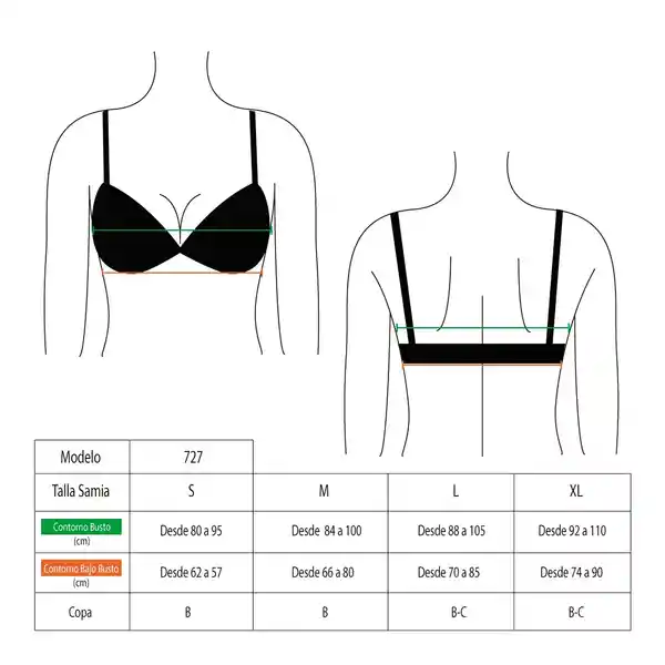 Bikini Sostén Strapless Con Vuelos Color Negro Talla XL Samia