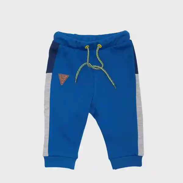 Pantalón Buzo Bebe Niño Azul Pillin 6 M