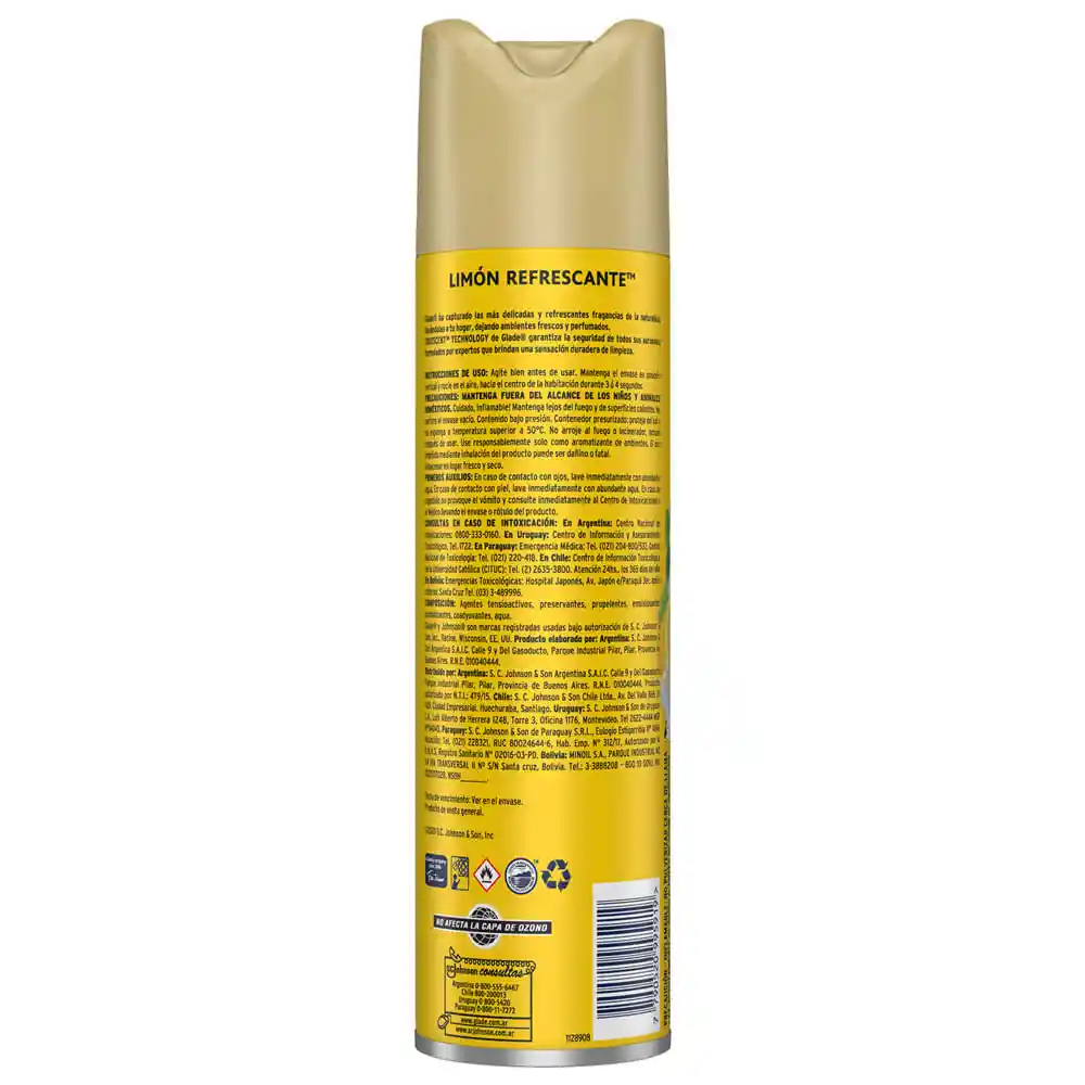 Glade Desodorante Ambiental Limón