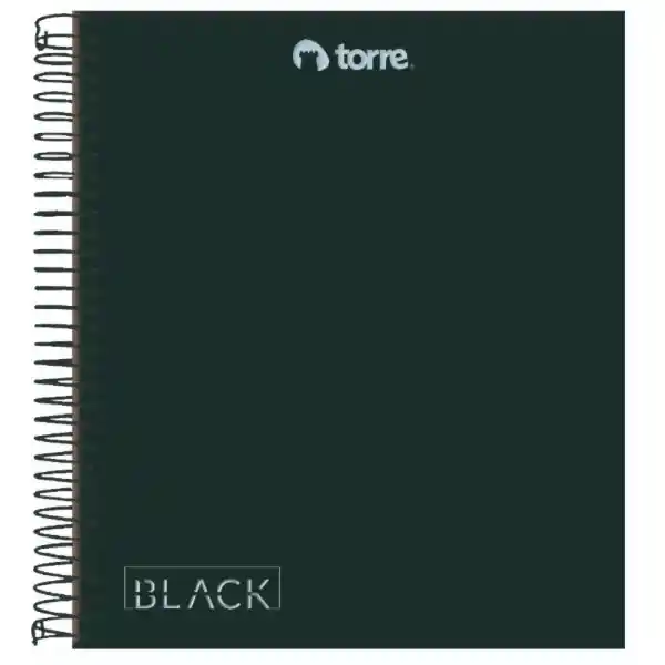 Torre Cuaderno Book Black 120 Hojas