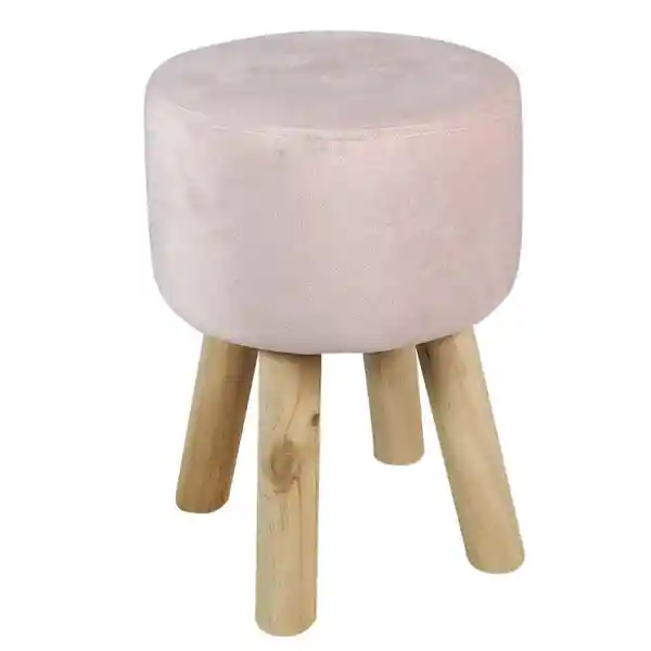 Asiento Pouf Velvet Rosa