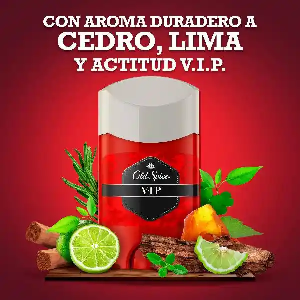 Old Spice Desodorante Antitranspirante Vip en Barra