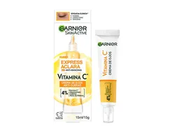 Garnier Crema Para Ojos Express Aclara Vitamina C Antimanchas