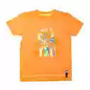 Polera Niño Naranja Pillin 4 a