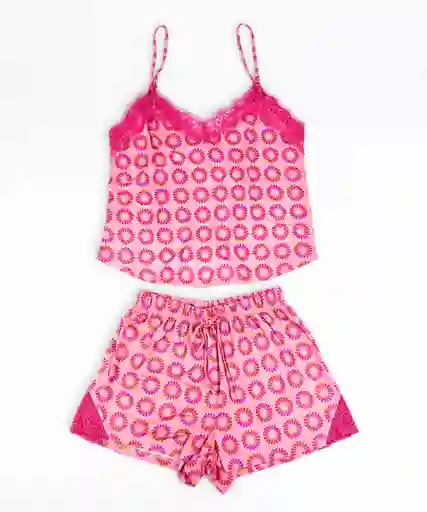 Lounge Conjunto Pijama Corto Dreamy Retro Party M