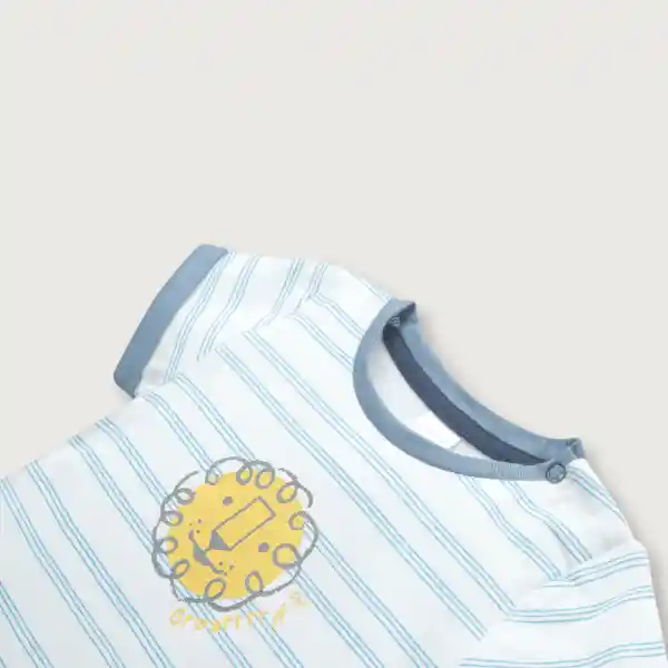 BombachoPolera de Bebé Niño + Short Navy Talla 3M Opaline