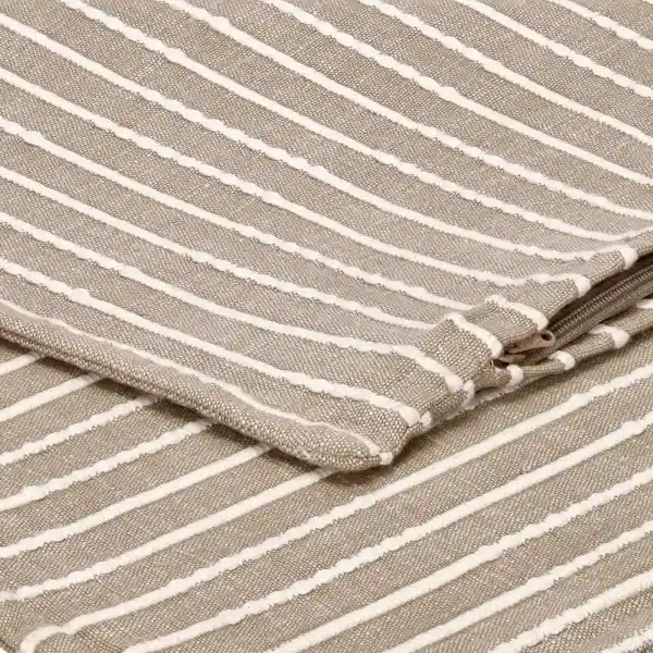 Funda de Cojín Algodón Hilado Líneas 45 x 45 cm Casaideas