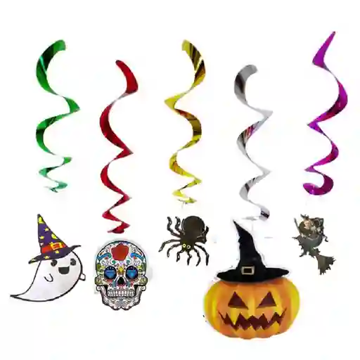 Colgante Decoración Espirales Halloween