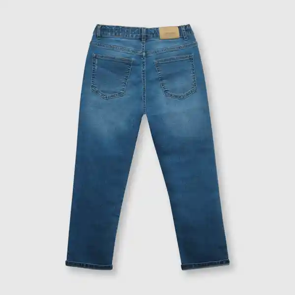 Jean Straight de Niño Dark Denim Talla 8A Colloky