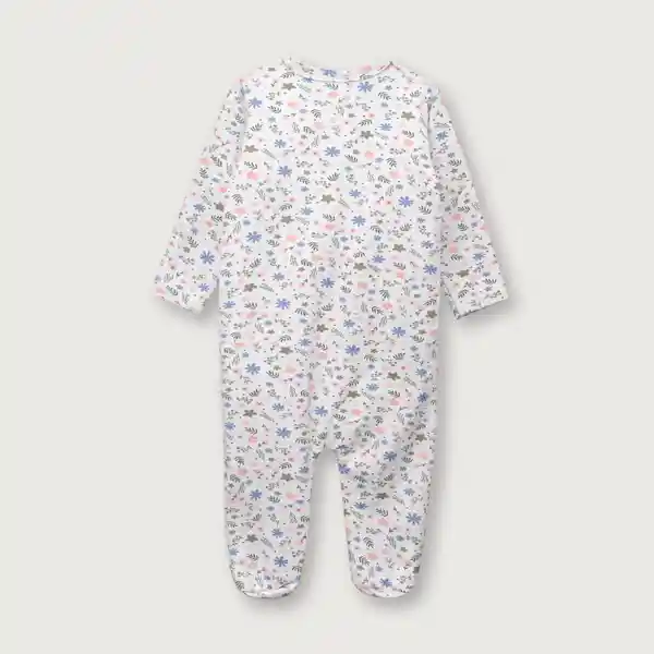 Pijama Estampado Off de Niña White Talla 12M Opaline