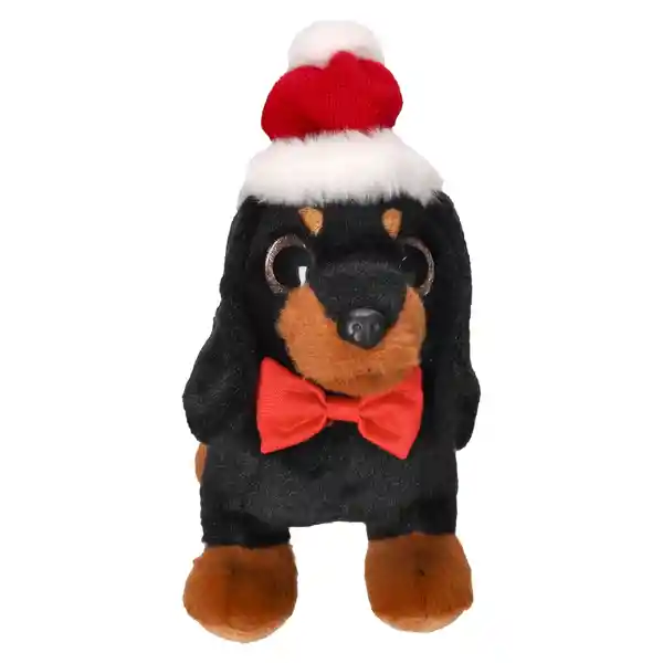 Peluche de Perrito Navideño Casaideas