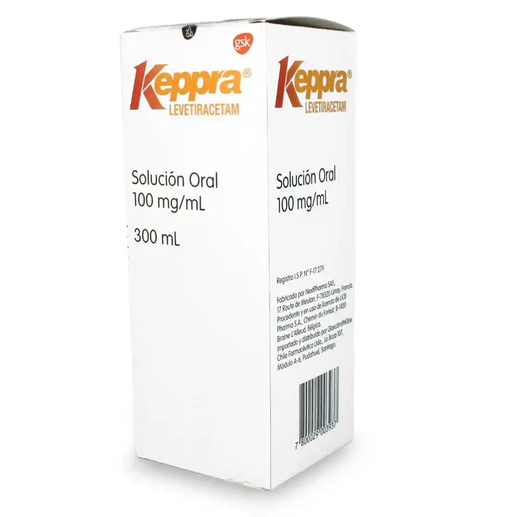 Keppra Anticonvulsivantes Sol.oral100mg.300m