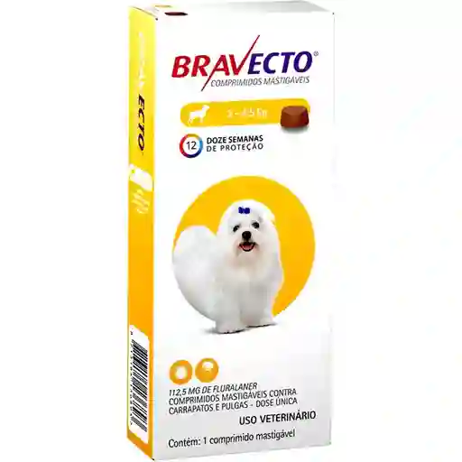 Bravecto Antipulga Para Perro Peso de 2 a 4.5 Kg