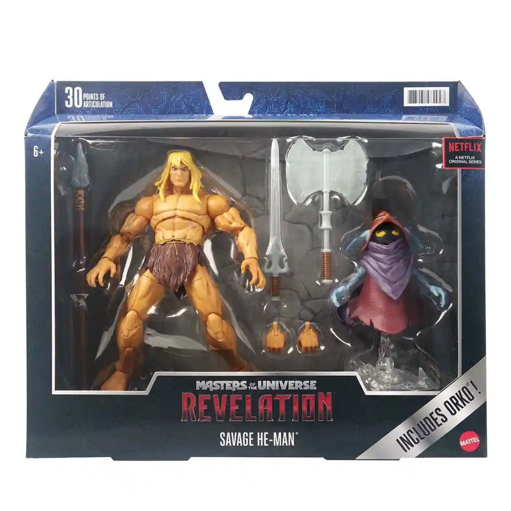 Savage He-Man Figura Acción Masters of The Universe Masterverse