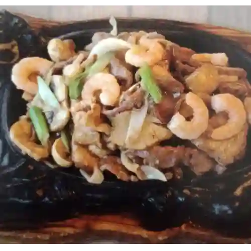 Parrilla China con Arroz