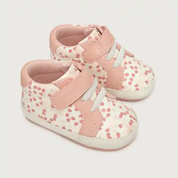 Zapatillas de Bebé Niña Rosado Talla 15 Opaline