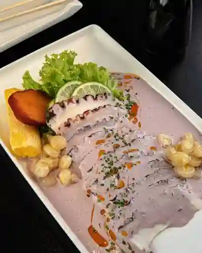 Tiradito Pulpo Al Olivo
