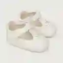 Zapatos Reina Bebé de Vestir Niña Blanco Talla 14 Opaline