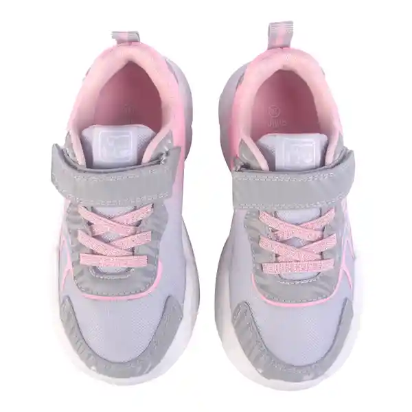 Zapatillas Niña Gris Talla 28 Pillin