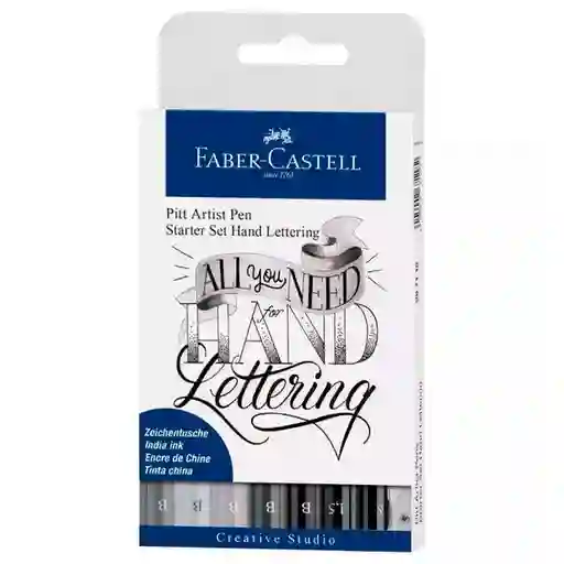 Faber Castell Estuche Lettering India Ink Pitt