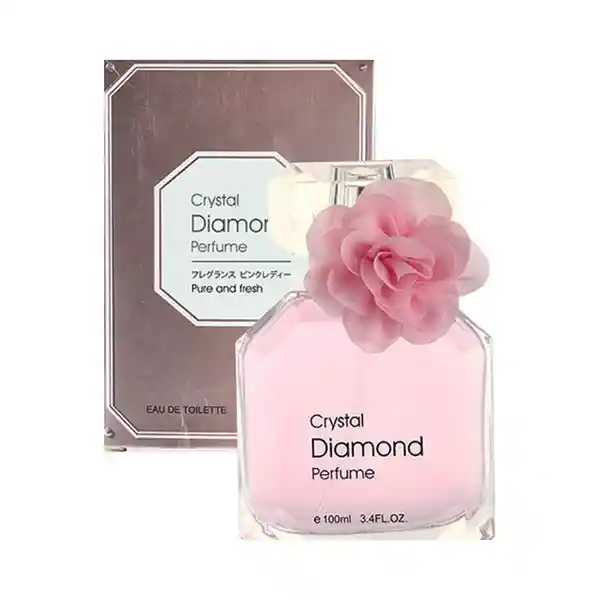 Miniso Perfume Para Mujer Crystal Diamond 7.5 x 3.3 x 10.3 cm