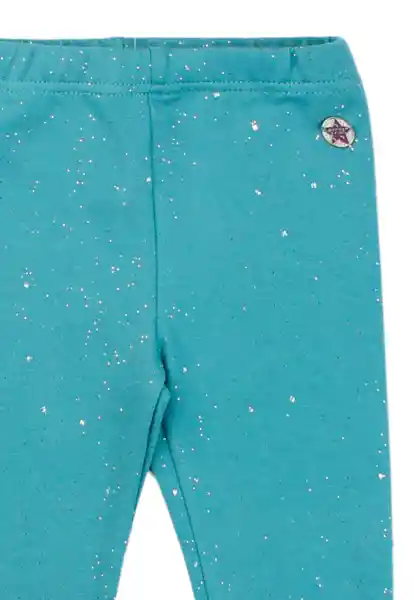 Leggins Cosmic 202 Bebé Niña Menta Talla 6 a 12 Meses Ficcus