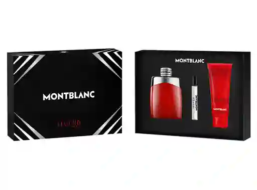 Montblanc Set Legend Red Edp + Shower Gel + Spray