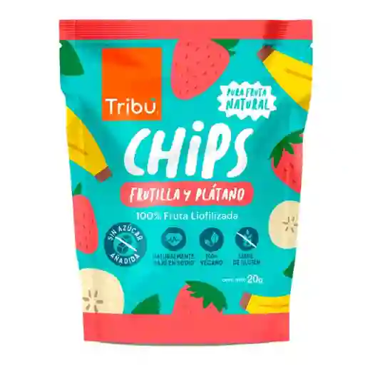 Tribu Chips Mix Frutilla Plátano Liofilizado