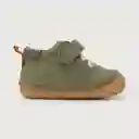 Zapatillas Velcro Elastico de Bebé Niño Verde Talla 17 Opaline