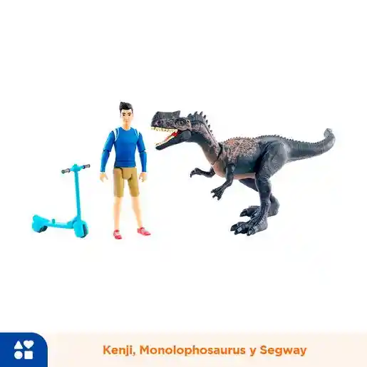 Jurassic World Pack Figura de Acción y Dinosaurio