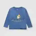 Polera Pinocchio de Bebé Niño Cobalto Talla 3/6M Colloky