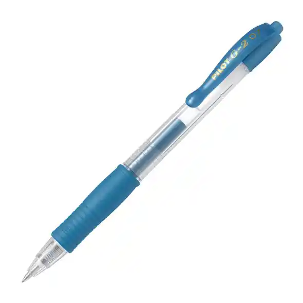 Pilot Bolígrafo Roller G-2 Azul Metálico