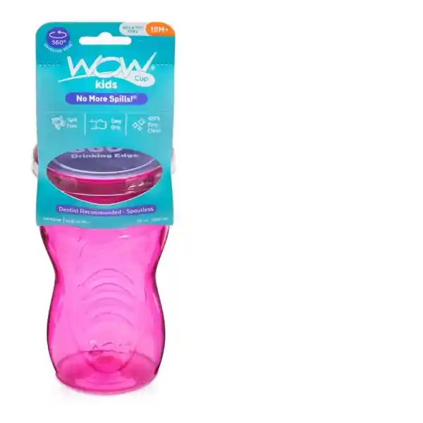 Vaso Para Niños Wow Cup 360 Tritan - Rosa