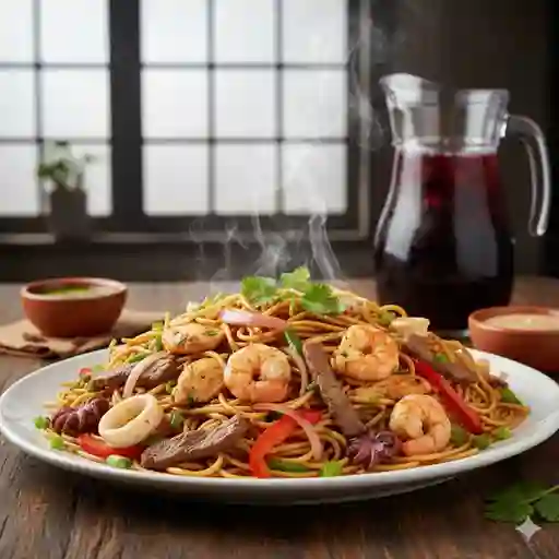 Tallarines Salteados 3 Sabores