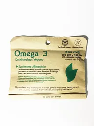 Dulzura Natural Omega 3 de Microalgas Vegano Cápsulas 