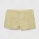 Short Vuelitos De Niña Amarillo Talla 3/6 Meses