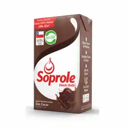 Soprole Leche Saborizada Semidescremada Sabor a Chocolate