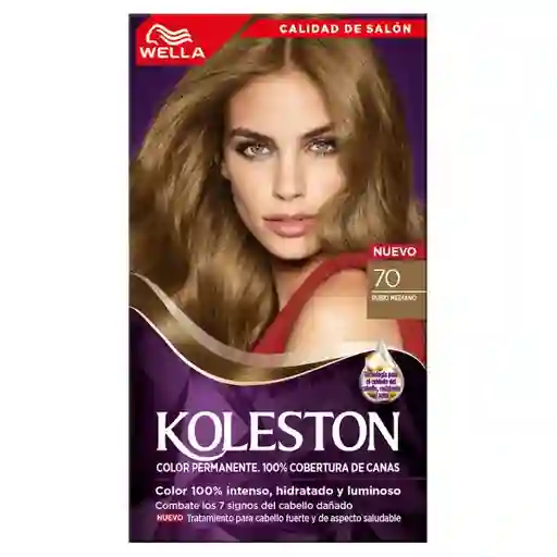 Koleston Tinte Capilar Rubio Medio 7/0