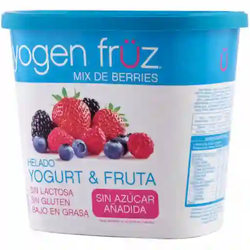 Yogen Fruz Helado de Yogurt Sabor a Mix Berries