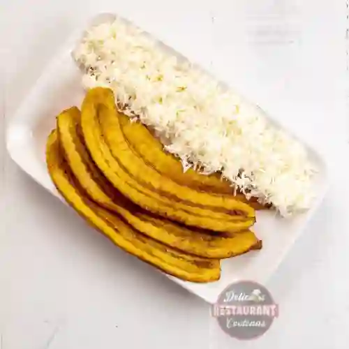 Porcion Tajadas con Queso