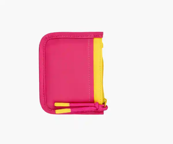 Tarjetero Nylon Detalles Fucsia Lounge