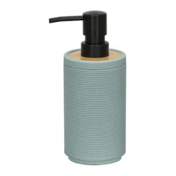 Dispensador de Jabón de Plástico y Bambú 300 mL Casaideas